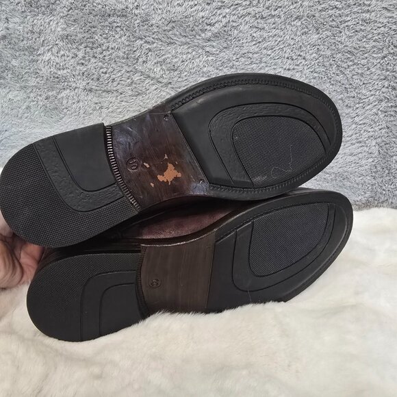 Roan by Bed Stu Lecture Boots Distressed Leather Burgundy Men's Size 10 NEW - Picture 4 of 9